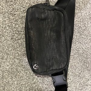 Greenish/black lululemon Fanny pack (cross body)